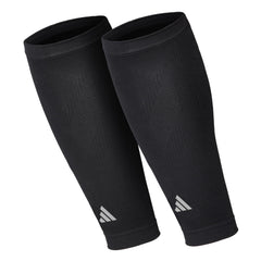 adidas Calf Compression Sleeves for Women and Men - Pair of Calf Sleeves for Running Training and Stronger Workouts - Breathable and Lightweight - Durable Calf Compression Support - Black S/M
