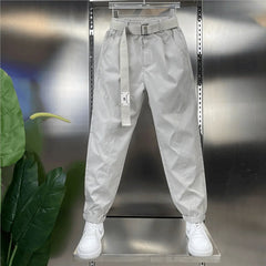 Trendy Relaxed-fit Versatile Patchwork Cropped Pants