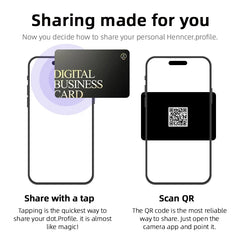 NFC Business Card Fast Reading Smart Name Card Digital Business Card Contactless Business Gift Social Recognition Card