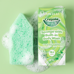 Sea Green Bubbles Body Buffer | Crayola