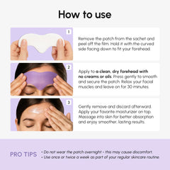 Anti-Falten-Stirnpads