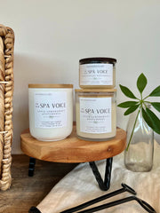 Use Your Spa Voice Coconut Soy Candle – Apple, Lemongrass & Lilac