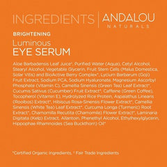 Andalou Naturals Luminous Eye Serum 0.6 fl oz - New