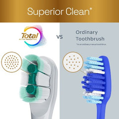 Colgate Total Active Prevention Battery Powered Toothbrush White - Imperfect Box