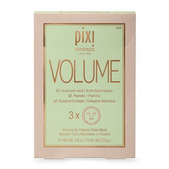Pixi by Petra VOLUME Collagen Boost Volumizing Face Sheet Mask 3ct 0.8oz - Imperfect Box