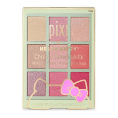 Pixi + Hello Kitty Chrome Glow Palette 0.9oz - Imperfect Box