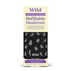 Wild Cosmetics Deodorant Refill with Ghost Case Vanilla Bean & Buttercream 1.4oz - Imperfect Box