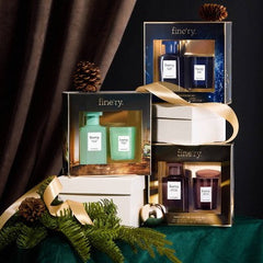 fine'ry. Full Size EDP + Mini Candle Gift Set Sweet on the Outside 2pc - Imperfect Box