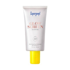 Supergoop! Glowscreen Sunrise Hydrating Glowy Tinted Primer; Hyaluronic Acid + Niacinamide SPF 40 1.7 fl oz - Imperfect Box