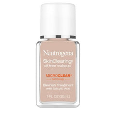 Neutrogena Skin Clearing Liquid Foundation 20 Natural Ivory 1 fl oz - Imperfect Container