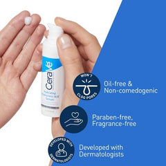 CeraVe Hydrating Hyaluronic Acid Face Serum 1 fl oz - Imperfect Box
