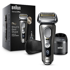 Braun Series 9-9465cc Pro Electric Foil Shaver with ProLift Beard Trimmer; Clean; Charge SmartCare Center - Imperfect Box