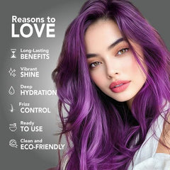 Splat Semi-Permanent Hair Color Naturals Purple 6 fl oz - New