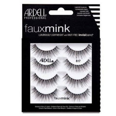 Ardell Eyelash Faux Mink 817 Black 4pc - Imperfect Box