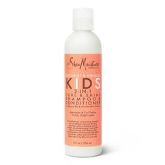 SheaMoisture Coconut and Hibiscus Kids 2-in-1 Shampoo & Conditioner For Thick Curly Hair 8 fl oz - New