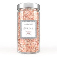 Olivia Care Rose Bath Soaks 12oz - Imperfect Container