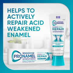 Sensodyne Pronamel Intensive Enamel Repair Toothpaste Extra Fresh 3.4 oz/2pk - Imperfect Box