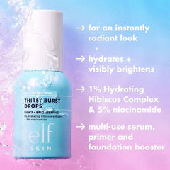 e.l.f. SKIN Holy Hydration! Thirst Burst Moisturizer Drops 1 fl oz - Missing Box