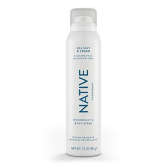 Native Spray Deodorant Sea Salt & Cedar 3.5oz - Imperfect Container