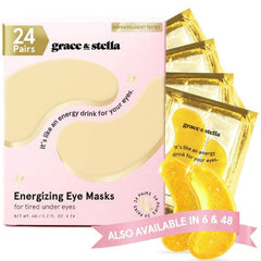 Grace & Stella Energizing Under Eye Mask Gold 24 Pair - Imperfect Box
