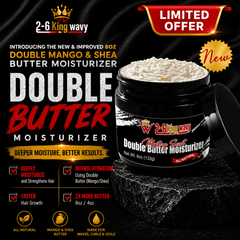 🔥Pre Order 🔥Double Butter Hair Moisturizer for Dry, Coarse Hair