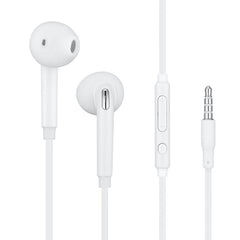 Wired Earphones 1.2mm Stereo Headphone Music Sport Headset with Microphone for Cell Phones Hot Sale