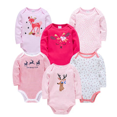 3/6 pcs a set Kavkas Fashion Baby Boys Clothes Set Cotton Soft Long Sleeve Autumn Boy Girls Bodysuit Newborn Toddler Body bebe