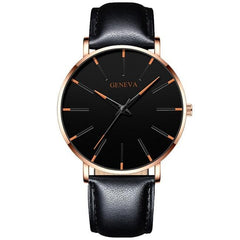 Minimalist Men's Fashion Ultra Thin Watch Simple Men Business Stainless Steel Mesh Belt Quartz Watch Relogio Masculino