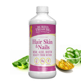 Hair, Skin & Nails– Nutritional Supplement for Daily Wellness, 16.54 fl oz Hair, skin & nails Support HSN1-100 Buried Treasure Liquid Nutrients