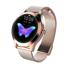 STEVVEX IP68 Waterproof Luxury Elegant Smart Watch For Women Lovely Bracelet Heart Rate Monitor Sleep Monitoring Smartwatch Connect