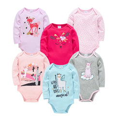 3/6 pcs a set Kavkas Fashion Baby Boys Clothes Set Cotton Soft Long Sleeve Autumn Boy Girls Bodysuit Newborn Toddler Body bebe