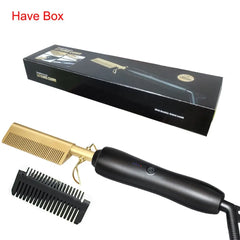Ceramic Electric Hair Straightening Hot Comb
