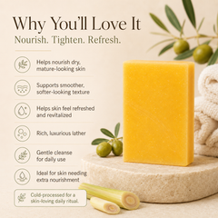 Olive Oil + Lemongrass - Anti-Aging Bar