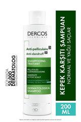 Vichy DERCOS Anti-Dandruff DS Shampoo for Normal to Oily Hair 200ml