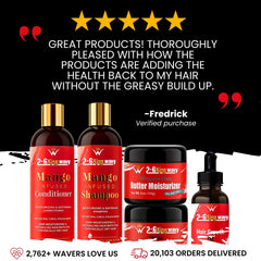 Natural Hair Care Essentials Bundle for Waves & Coarse Hair (Junkie Pack)