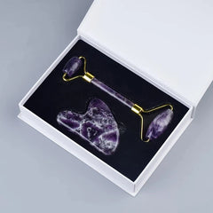 Amethyst Crystal Gua Sha & Anti-Cellulite Roller