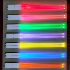 1Pair LED Luminous Chopsticks Light Up Dinning Party Tableware Multicolor Kitchen Accessories Led Stick Kitchenware Idea Product