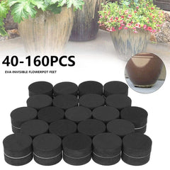 40/160Pcs Flower Pot Feet Round EVA Invisible Flower Pot Risers Kit Self-adhesive Non-slip Pot Lifters Garden Supplies Accessory
