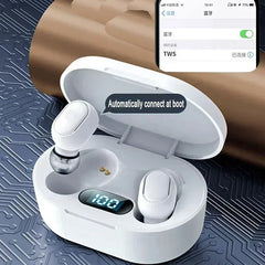 E7S TWS Earphone Bluetooth Headphones with Mic 9D Stereo Hifi Earbuds Wireless Headse