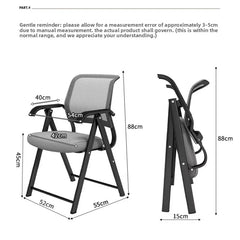 Household Goods Folding Chair Home Computer Chair Leisure Backrest Chair Office Chair Sedentary Comfortable Student Chair
