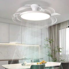 Modern Ceiling Fan Lamps silent invisible 3 folding blades blade LED lights Living room dining room Bedroom study AC95-260V