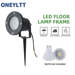 Free Shipping GU10 MR16 Garden Lawn Light Landscape Lamp Spike Waterproof Path Bulb Spot