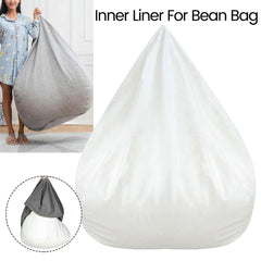 OTAUTAU Replacement Pouf Mesh Inner Liner Cover Without Filling Removable Washable Lazy Sofa Insert for Bean Bag Puff Couch Sac