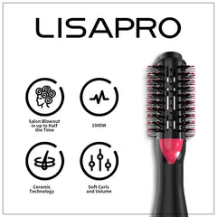 LISAPRO 3-in-1 Hot Air Blowout Brush
