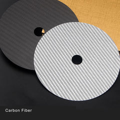 CD Tuning Mat CD Tuning Pad HIFI CD Tuning Mat Low Distortion Rate Carbon CD Pad for CD Player Carbon CD Tuning Pad