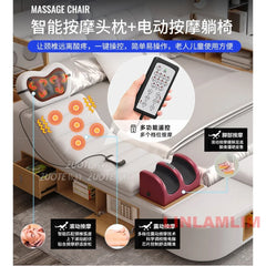 MINGDIBAO All In One Bed, Luxury Multifunctional Genuine Leather Bed Frame with Tatami, Tech Smart Ultimate Lit 2 Personnes