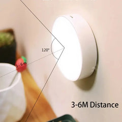 LED Night Lamp with Human Body Sensor Automatic Lighting Type-C Charging Wireless Magnetic Wireless Magentic Night Light