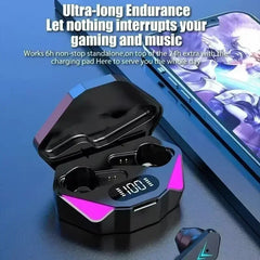 TWS Gaming Earbuds Wireless Bluetooth Earphones With Mic Bass Audio Sound Positioning 9D Stereo Music HiFi Headset For phones