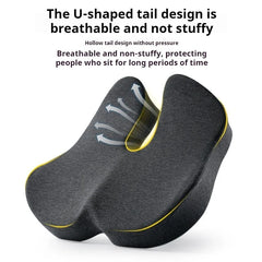 Slow Rebound Memory Foam Office Chair Cushion Woman Tailbone Pelvis Orthopedic Medical Lady Seat Cushion Beautiful Buttocks Pad