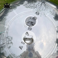 Airfungo Big Inflatable Mirror Balls INFLATABLE MIRROR BALL/SPHERE KIT (INCLUDES PUMP) - 4 SIZES / 6 PIECE KIT Customization
